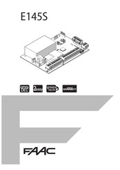 Faac E145S Mode D'emploi