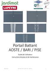 Lapeyre PISE Guide De L'utilisateur