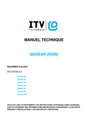 ITV ICE MAKERS QUASAR 20 Manuel Technique