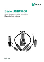 Baker Hughes Druck UNIK500 Serie Manuel D'instructions