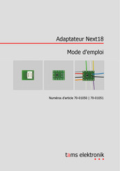 tams elektronik 70-01050 Mode D'emploi