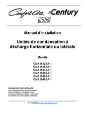 Mars Comfort Aire CMA1536SA-1 Manuel D'installation