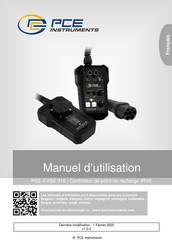 PCE Instruments EVSE 310 Manuel D'utilisation