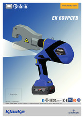 Emerson Klauke EK 60VPCFB Mode D'emploi