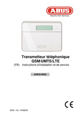 Abus AZWG10030 Instructions D'installation Et De Service