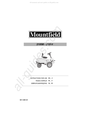 Mountfield 2125H Mode D'emploi