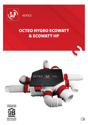 S&P OCTEO HYGRO ECOWATT HP Mode D'emploi