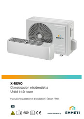 emmeti X-REVO Manuel D'installation Et D'utilisation