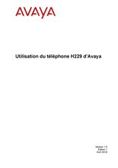 Avaya H229 Utilisation