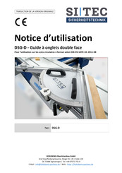 HOKUBEMA SI-TEC DSG-D Notice D'utilisation