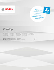 Bosch NIT8461UC Instructions D'installation