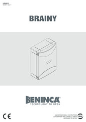 Beninca BRAINY Mode D'emploi