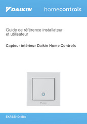 Daikin Home Controls EKRSENDI1BA Guide De Référence Installateur Et Utilisateur