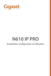 Gigaset pro N670 IP PRO Instructions D'utilisation