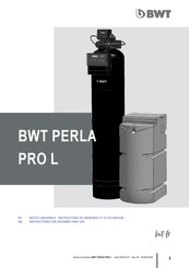 BWT PERLA PRO L Notice Originale