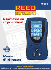 REED INSTRUMENTS R9260 Manuel D'utilisation