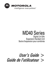 Motorola MD40 Série Guide De L'utilisateur