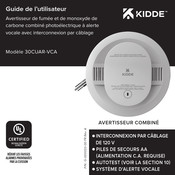 Kidde 30CUAR-VCA Guide De L'utilisateur