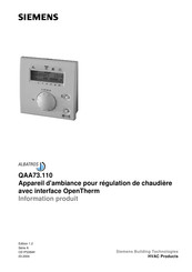 Siemens QAA73.110 Information Produit