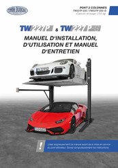 twin busch TW227TW227P-G Manuel D'installation, D'entretien Et D'utilisation