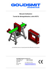 Goudsmit Magnetics HDTU Serie Manuel D'utilisation