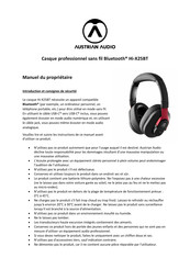 Austrian Audio Hi-X25BT Manuel Du Propriétaire