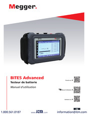 Megger BITE5 Advanced Manuel D'utilisation