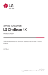 LG CineBeam 4K HU70LG Manuel D'utilisation