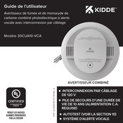 Kidde 30CUA10-VCA Guide De L'utilisateur