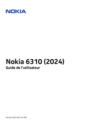 Nokia 6310 2024 Guide De L'utilisateur