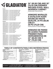 Gladiator GAWA30SFRG Instructions D'assemblage