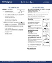 Westinghouse WGen3600v Guide De Démarrage Rapide