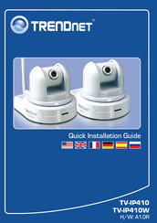 TRENDnet TV-IP410W Guide D'installation Rapide