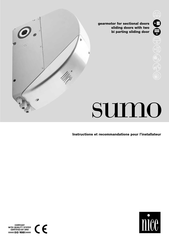 Nice Sumo Instructions Et Recommandations Pour L'installateur