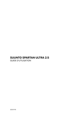 Suunto SPARTAN ULTRA 2.5 Guide D'utilisation