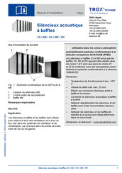 Trox Technik MS Manuel D'installation