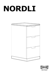 IKEA NORDLI Manuel D'instructions