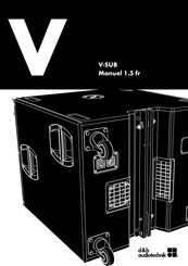 d&b audiotechnik Enceinte V-SUB Manuel