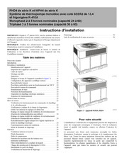 Bryant WPH4 K Serie Instructions D'installation