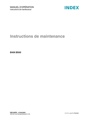 Index B400 Manuel D'opération