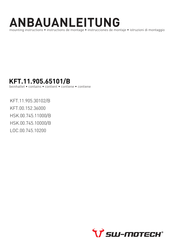 SW-Motech KFT.11.905.30102/B Instructions De Montage