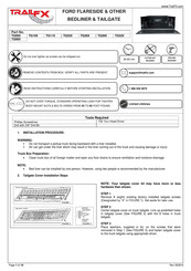 Trailfx TG09X Instructions De Montage