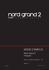 Kawai Nord Grand 2 Mode D'emploi