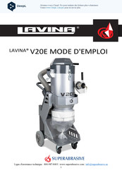 Superabrasive Lavina V20E Mode D'emploi