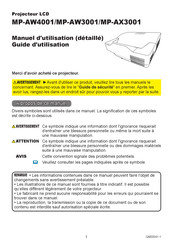 Maxell MP-AW3001 Manuel D'utilisation