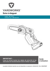 Yardworks 060-1581-6 Guide D'utilisation