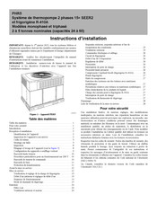 Carrier PHR5 Instructions D'installation