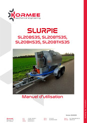 Kormee SLURPIE SL20BS35 Manuel D'utilisation