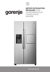 Gorenje NRS 9EVXB1-CH Inox Notice D'utilisation Detaillee