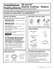 GE JEP5030STSS Instructions D'installation